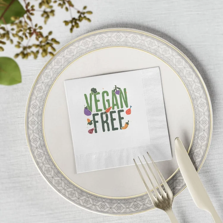 White Coined Napkins